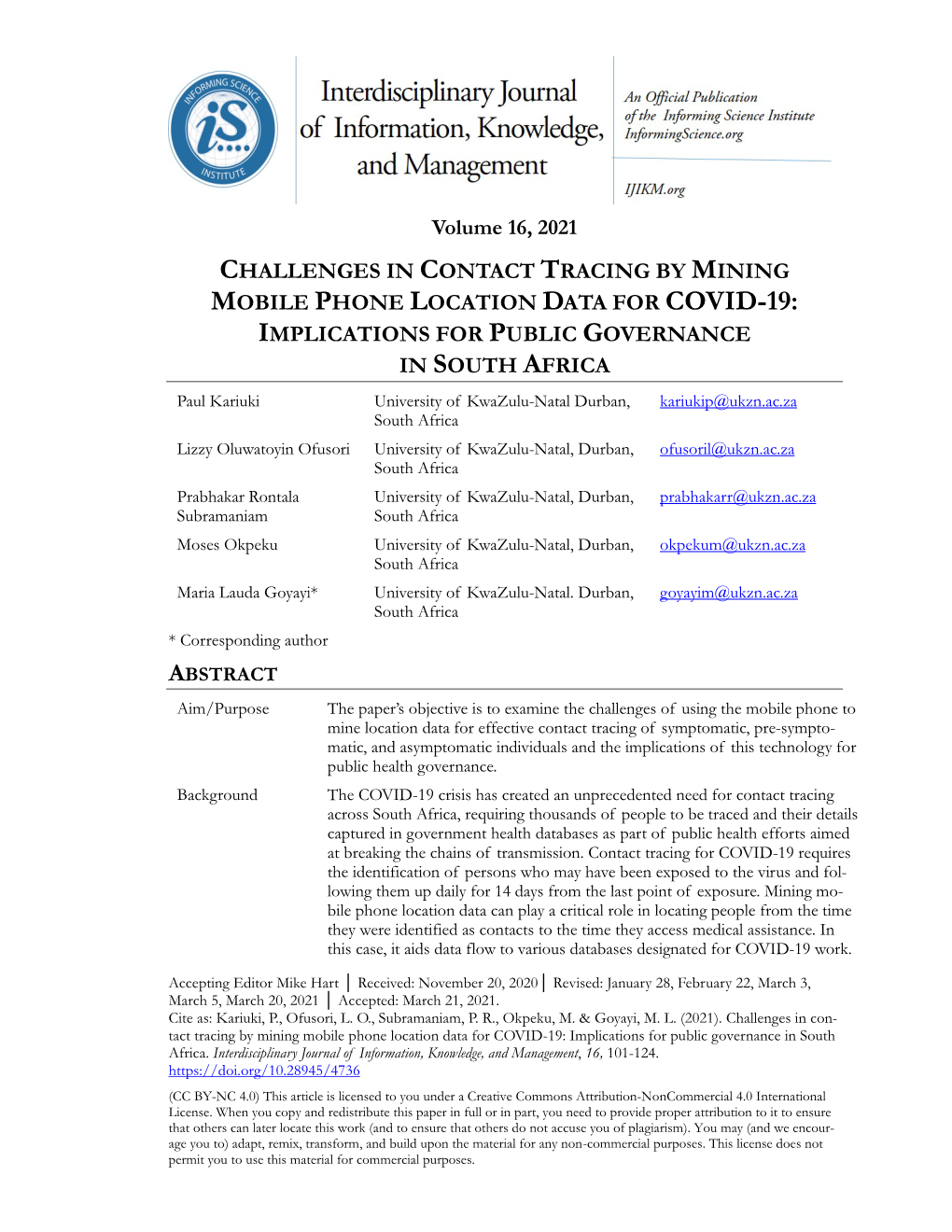 Challenges in Contact Tracing by Mining Mobile Phone Location Data