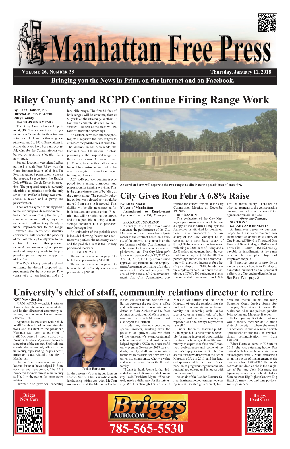 Riley County and RCPD Continue Firing Range Work