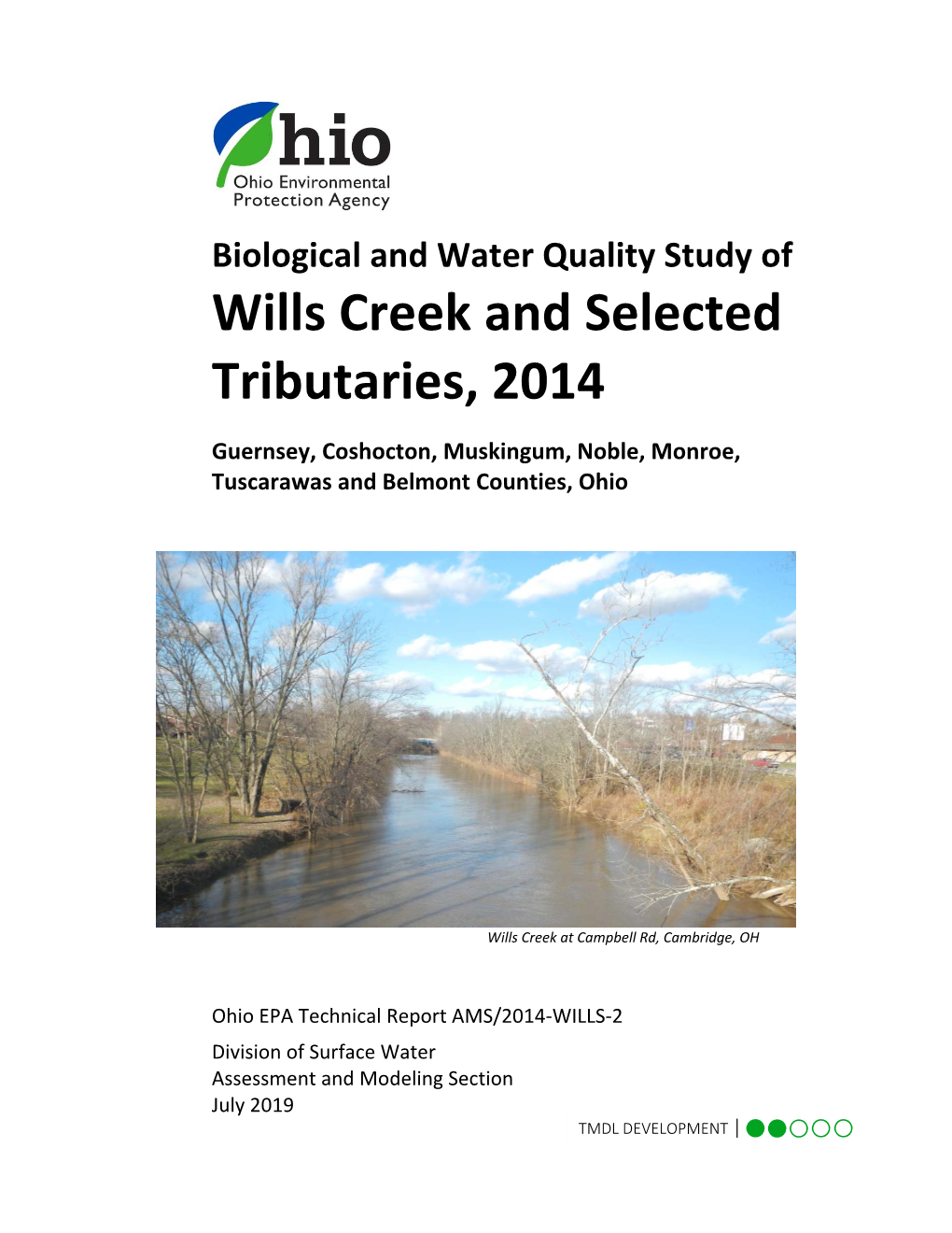 Wills Creek and Selected Tributaries, 2014