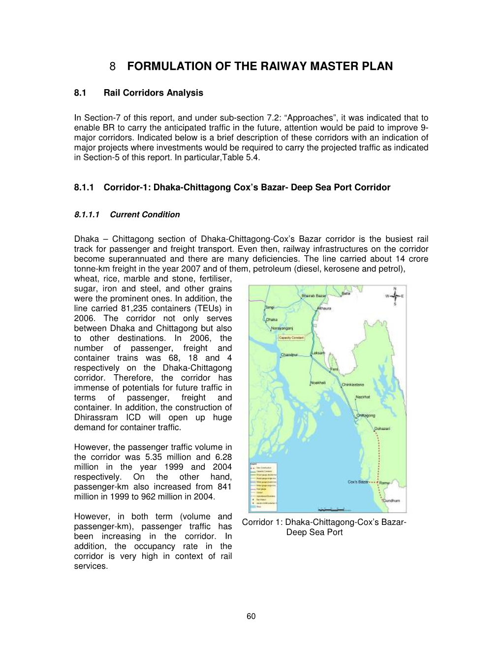 8 Formulation of the Raiway Master Plan