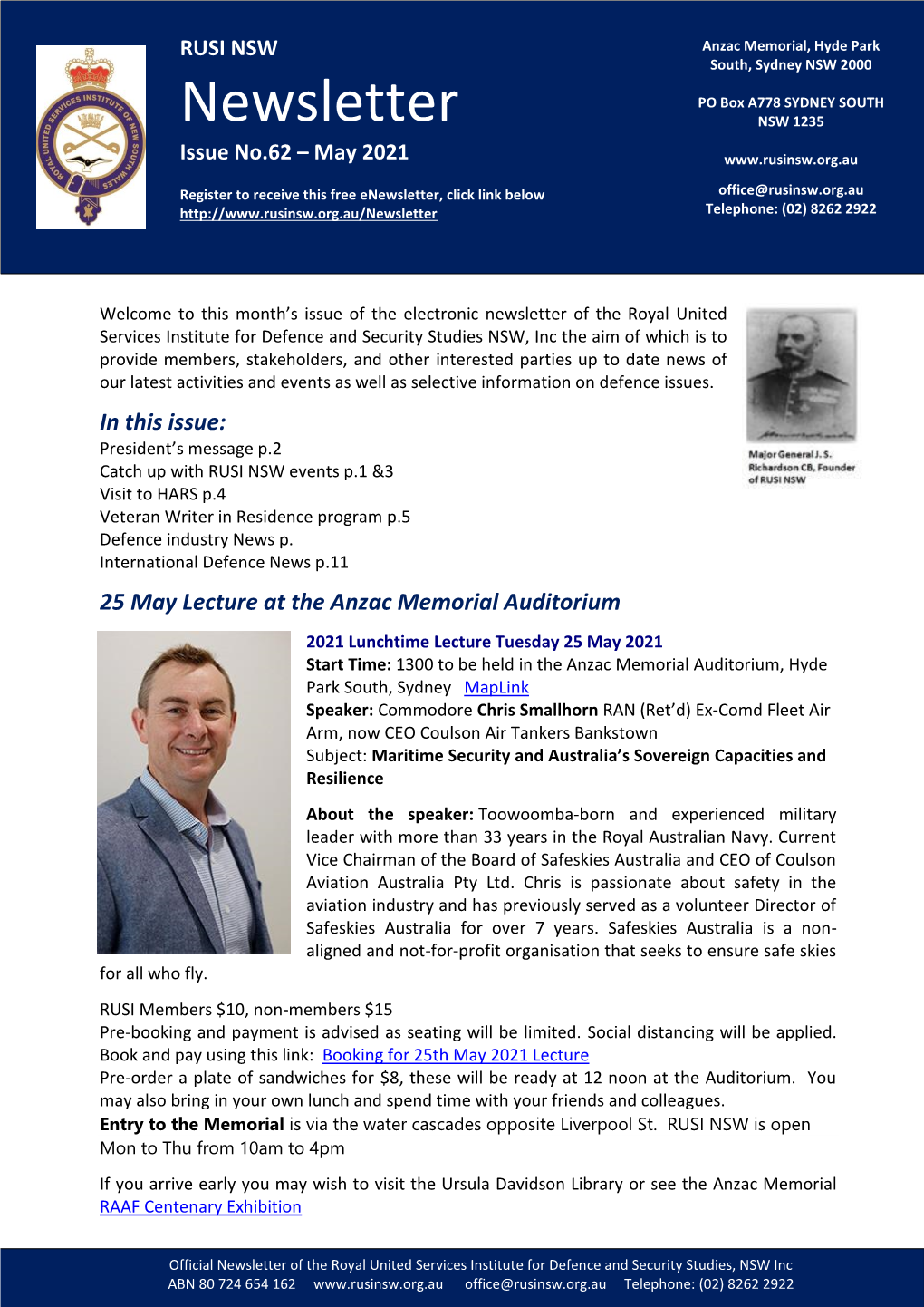 Newsletter NSW 1235