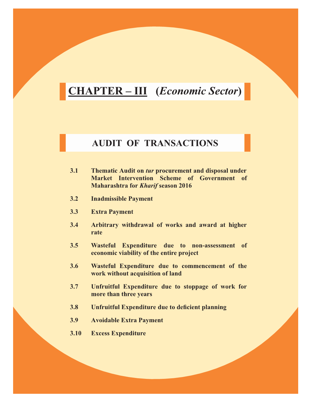 Chapter 3 Compliance Audit