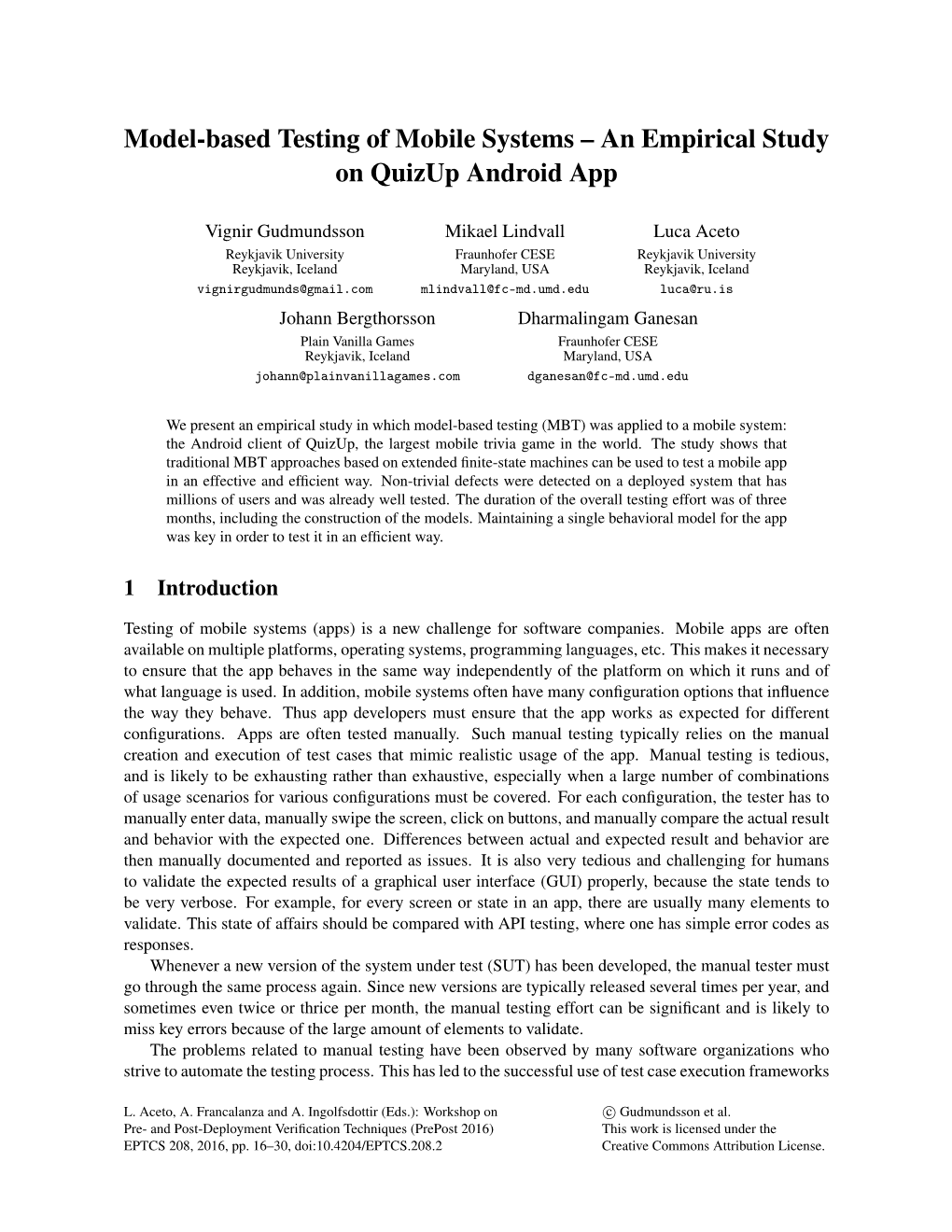 An Empirical Study on Quizup Android App