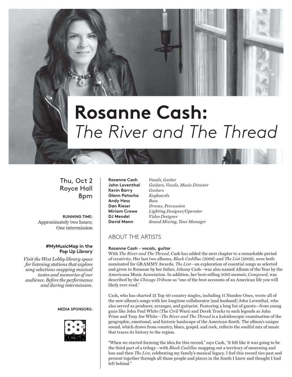 Rosanne Cash: the River and the Thread