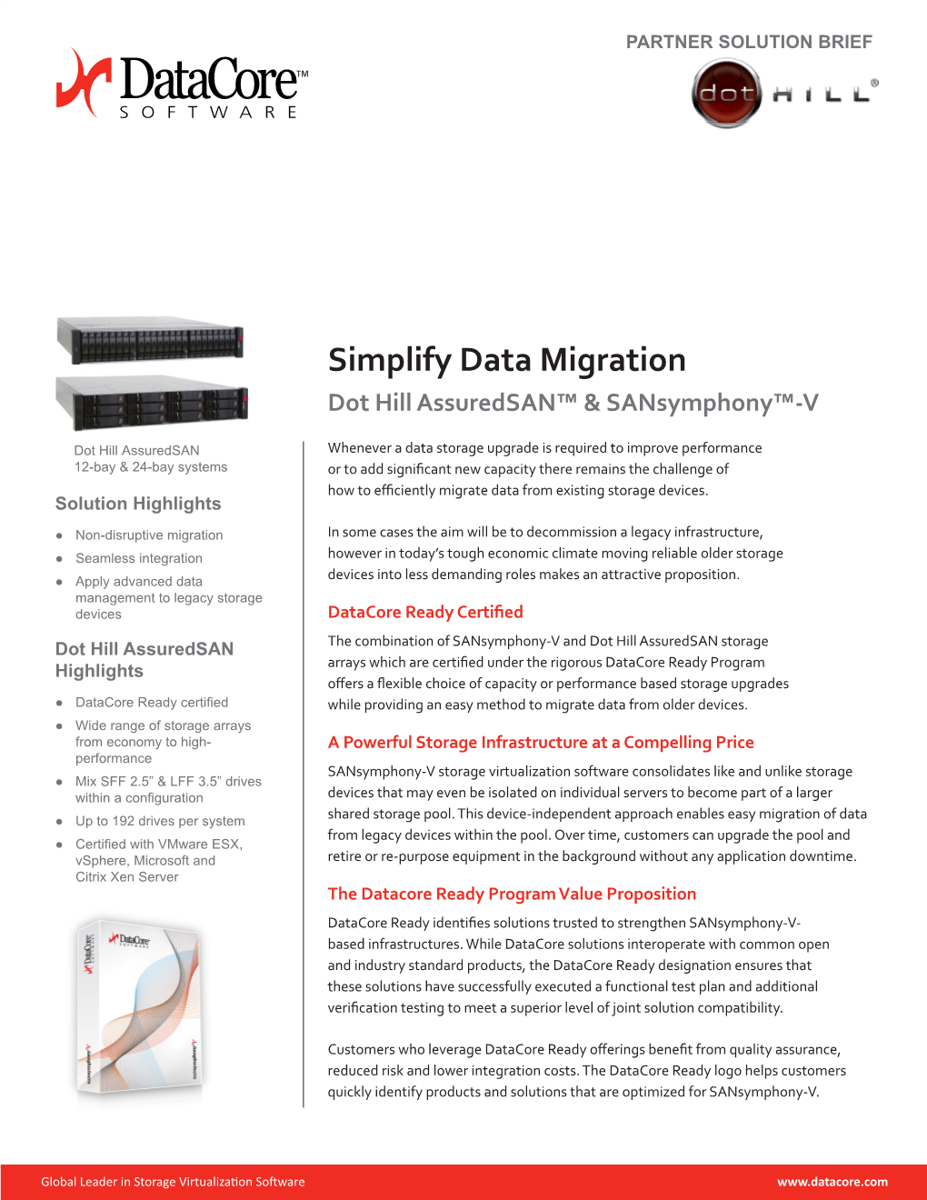 Dot Hill Data Migration Solution Brief