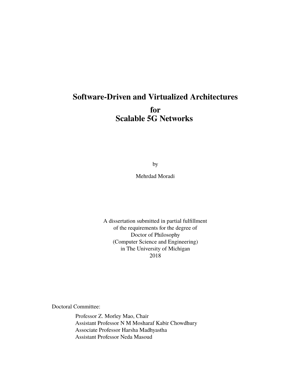 Software-Driven and Virtualized Architectures for Scalable 5G Networks