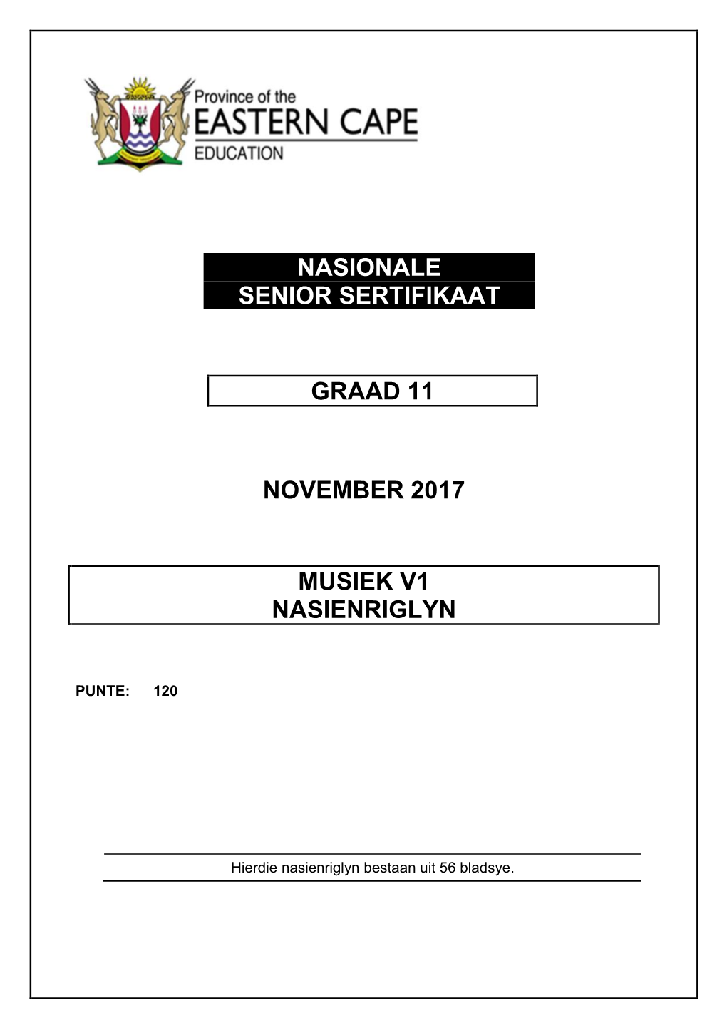 Nasionale Senior Sertifikaat Graad 11