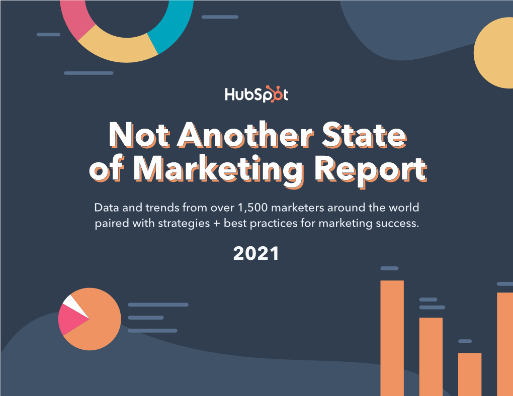 Not Another State of Marketing Report Table of Contents