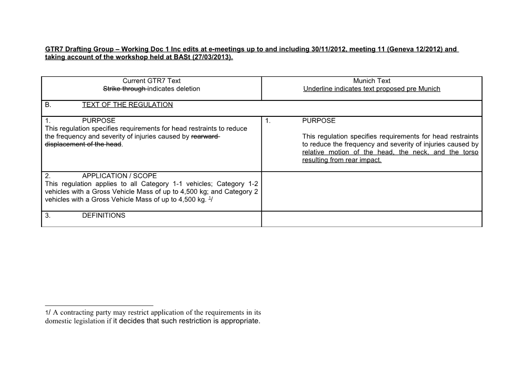 GTR7 Drafting Group Working Doc 1 Inc Edits at E-Meetings up to and Including 30/11/2012