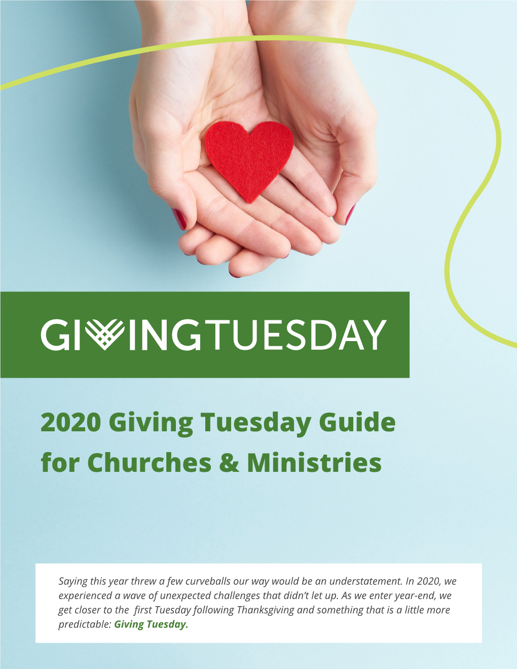 2020 Giving Tuesday Guide for Churches & Ministries