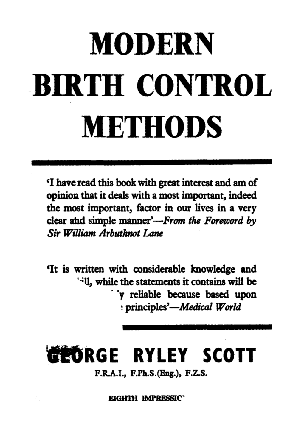 Birth Control Methods