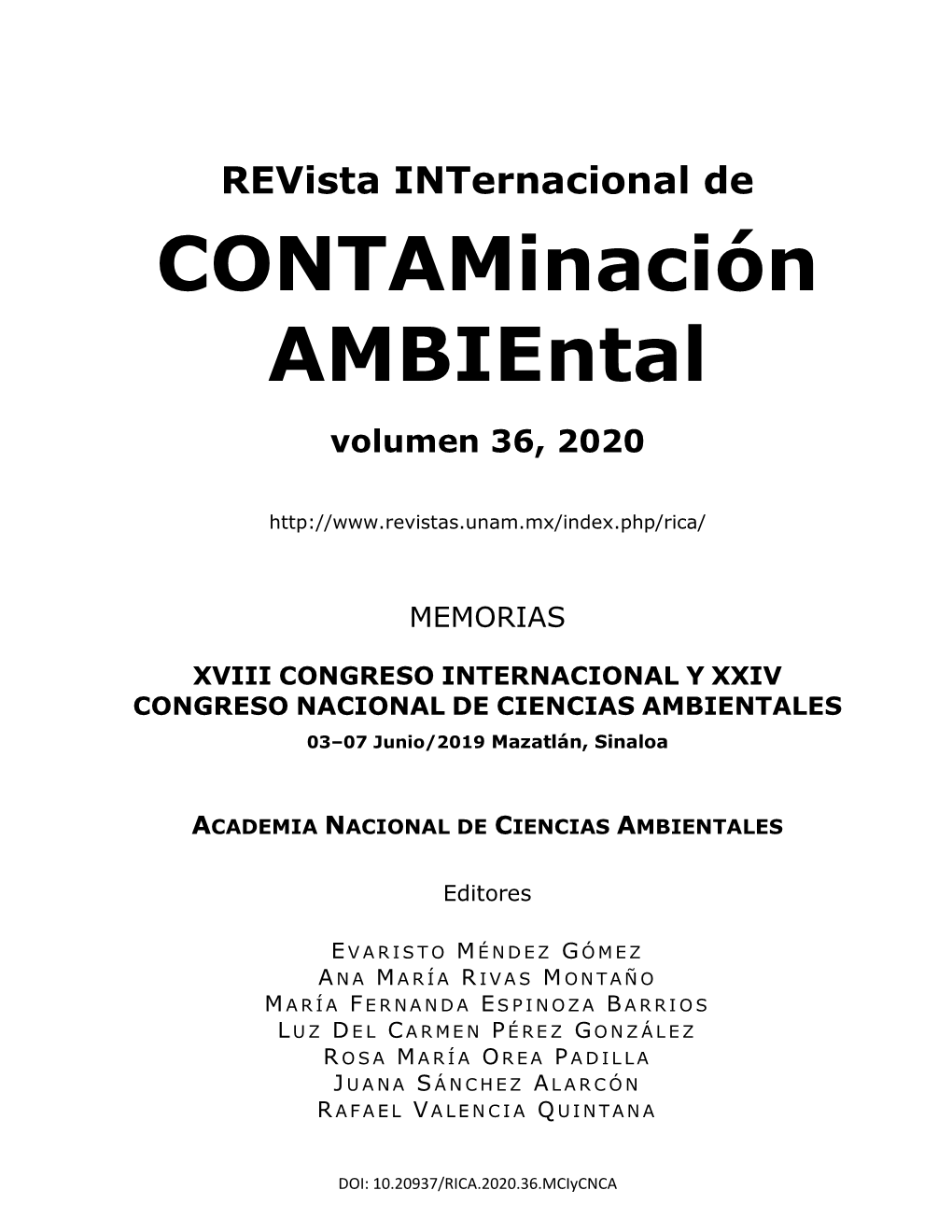 Contaminación Ambiental