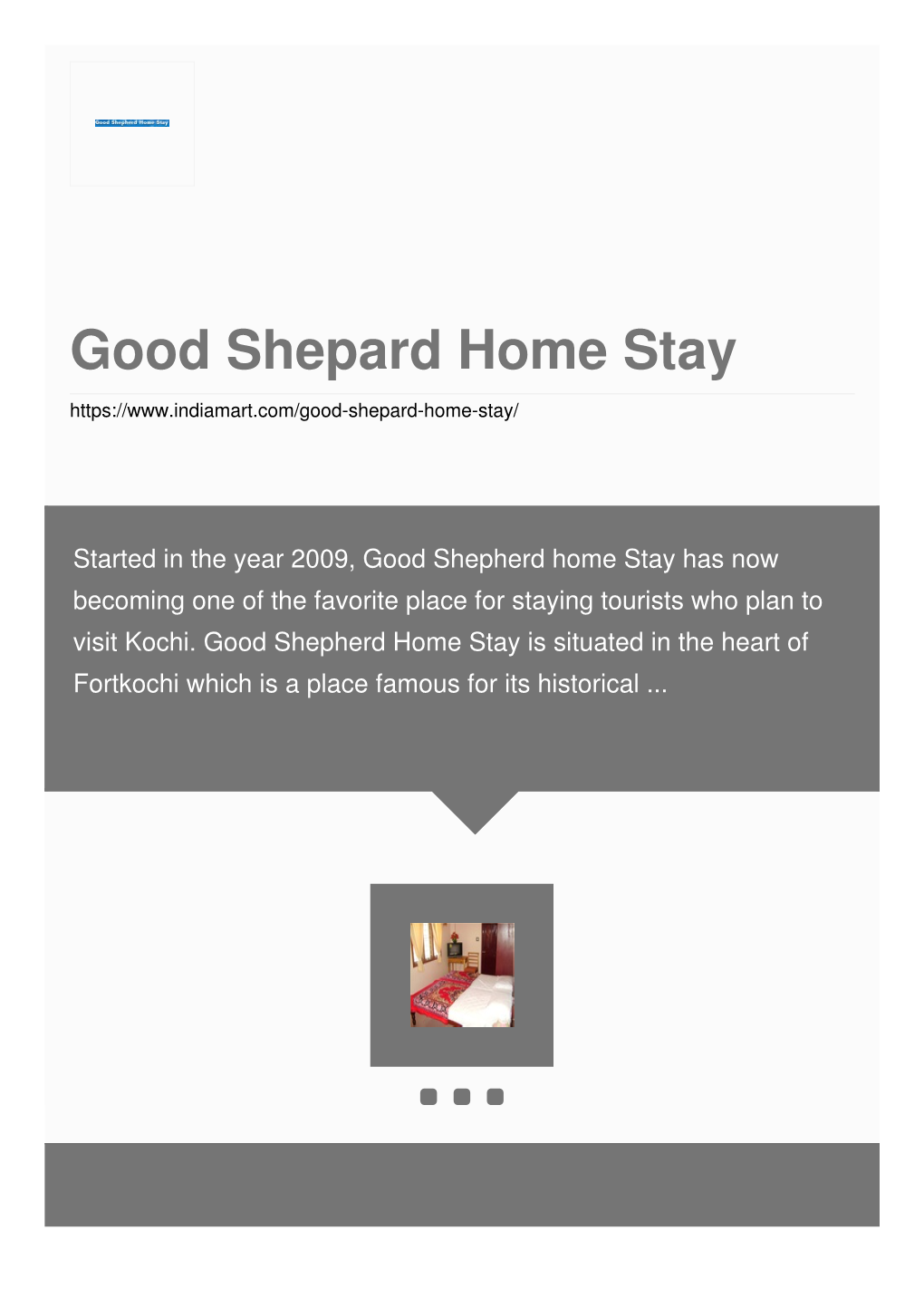Good Shepard Home Stay