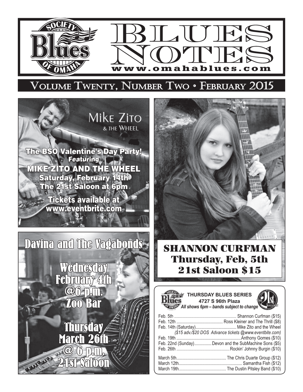 Blues Notes February 2015