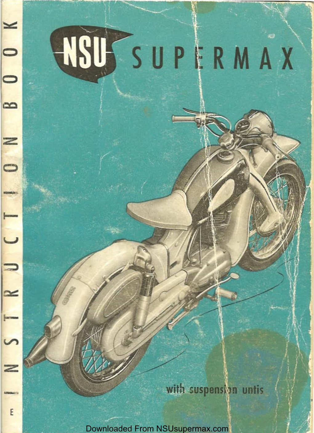 NSU Supermax Owner's Manual