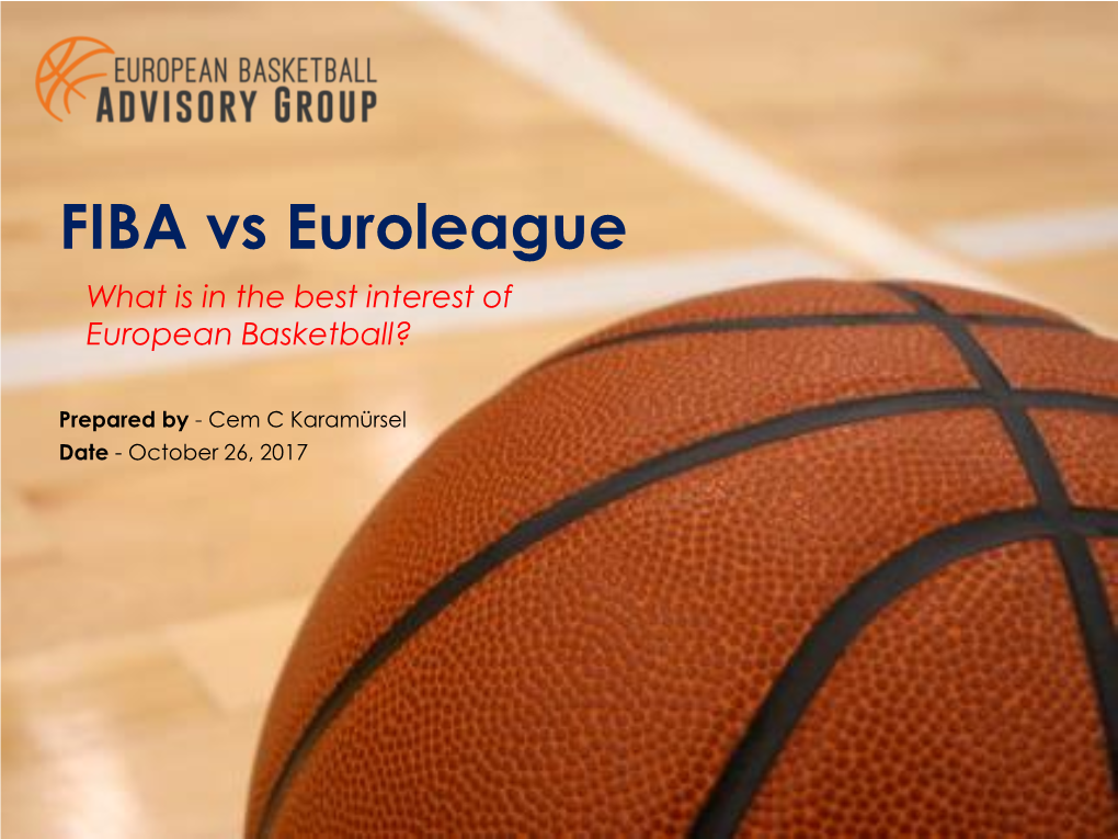 FIBA and Euroleague