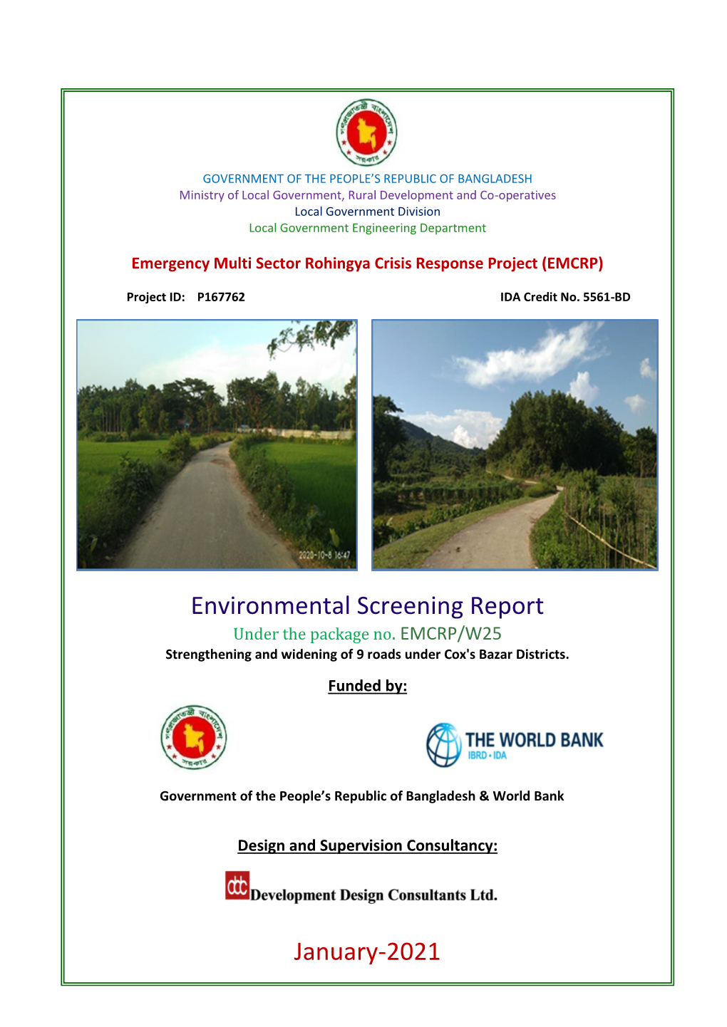 Environmental Screening Report January-2021