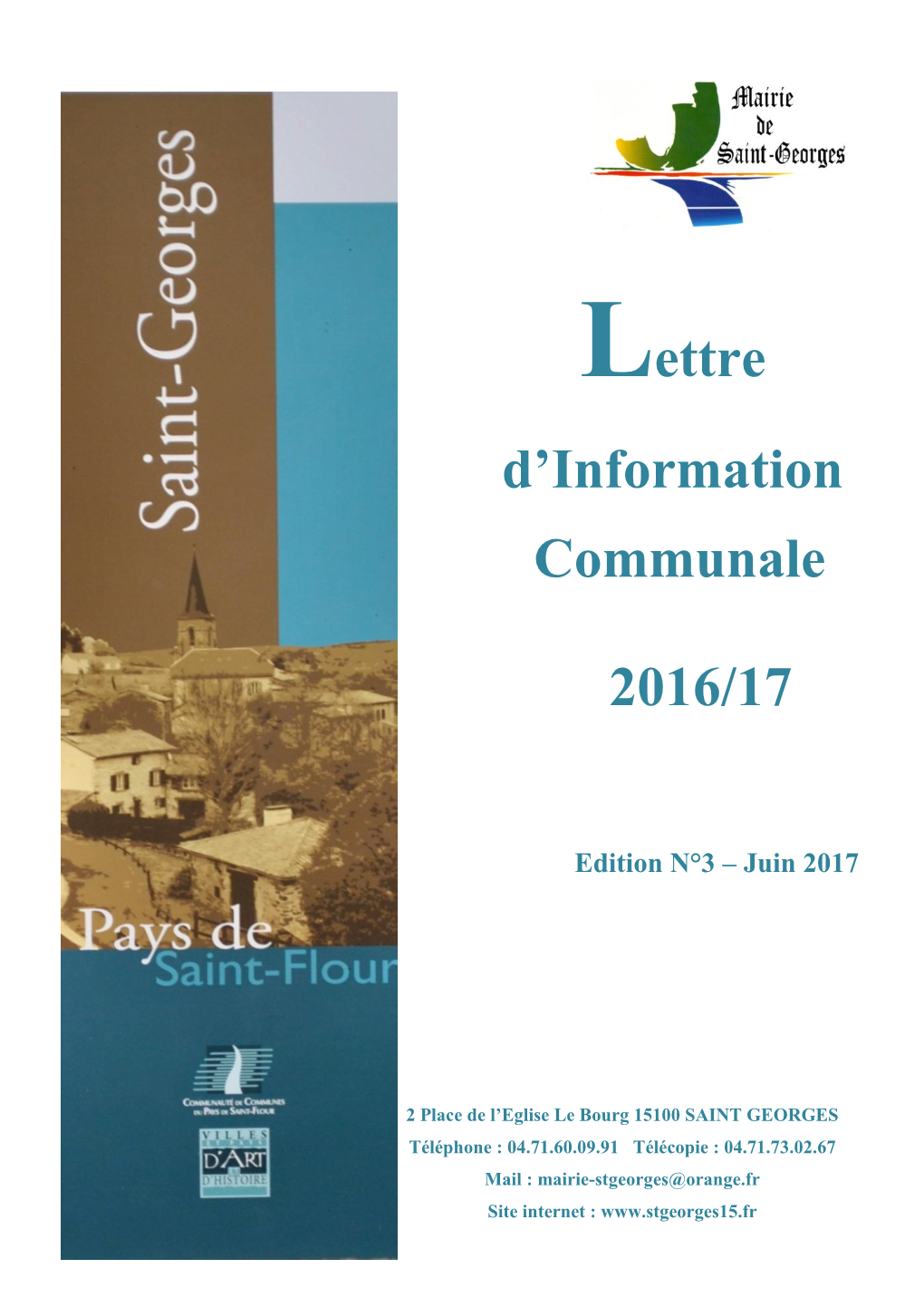 Lettre D'information Communale 2016/17