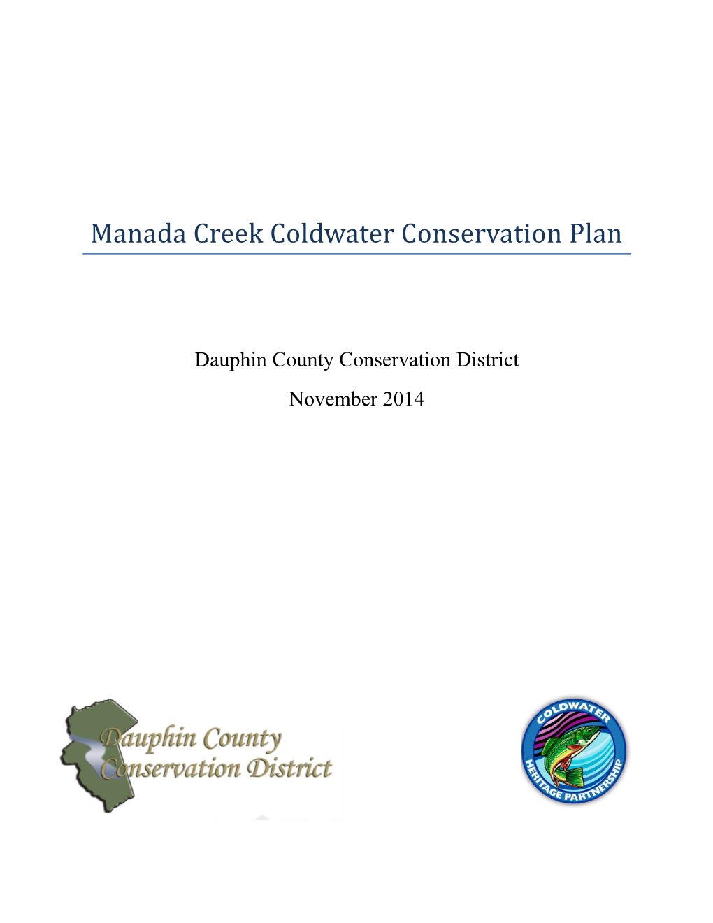 Manada Creek Coldwater Conservation Plan