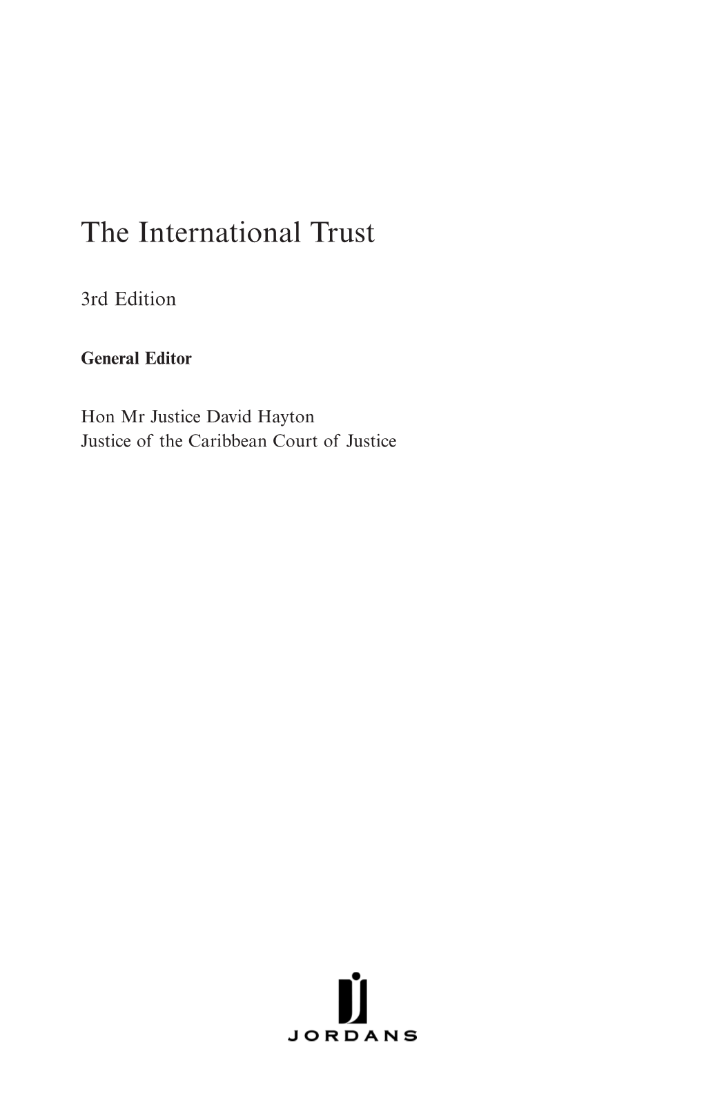 International Trust Introduction