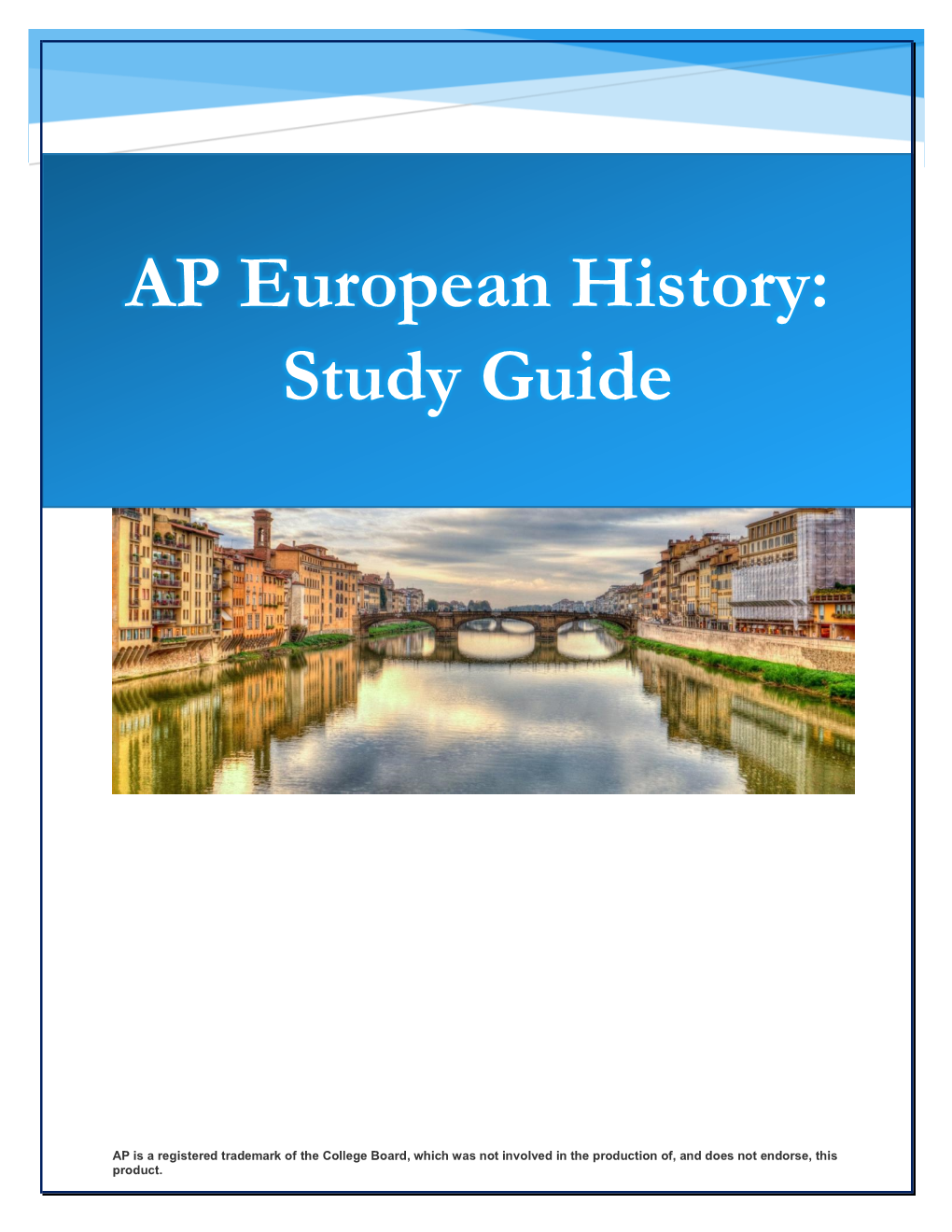 AP European History Study Guide