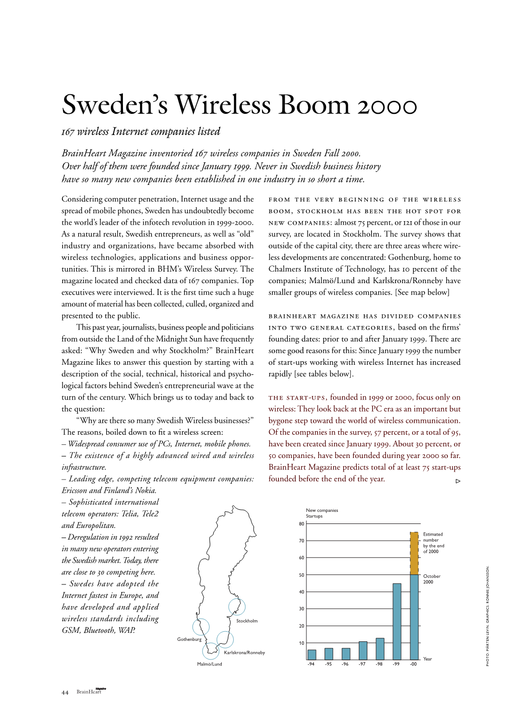 Sweden's Wireless Boom 2000