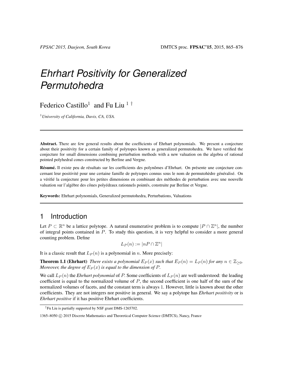 Ehrhart Positivity for Generalized Permutohedra
