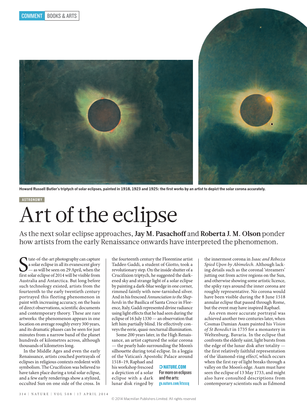 Art of the Eclipse As the Next Solar Eclipse Approaches, Jay M