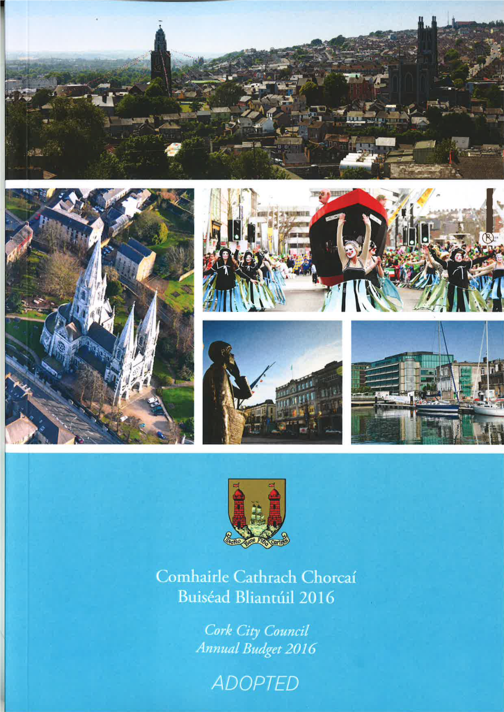 Cork City Council Comhairle Cathrach Chorcaí Budget 2016