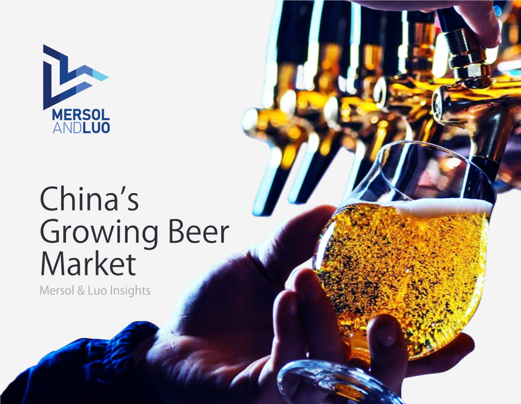 China's Growing Beer Market