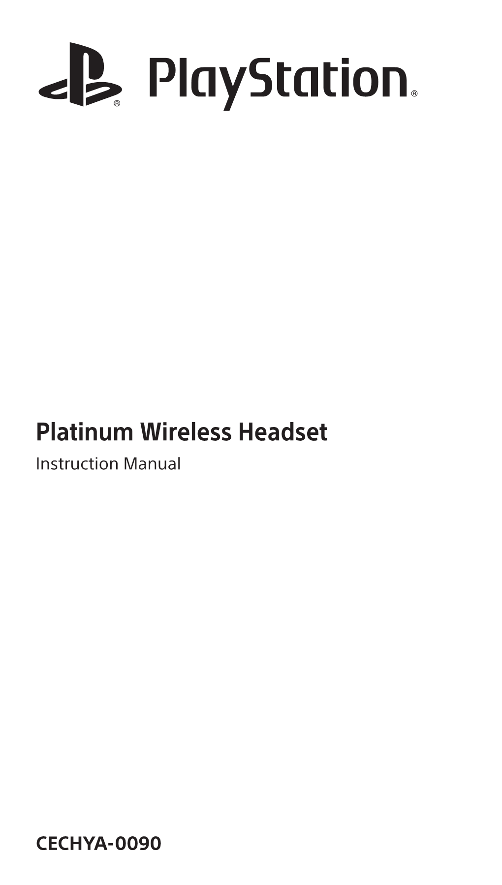 Platinum Wireless Headset Instruction Manual