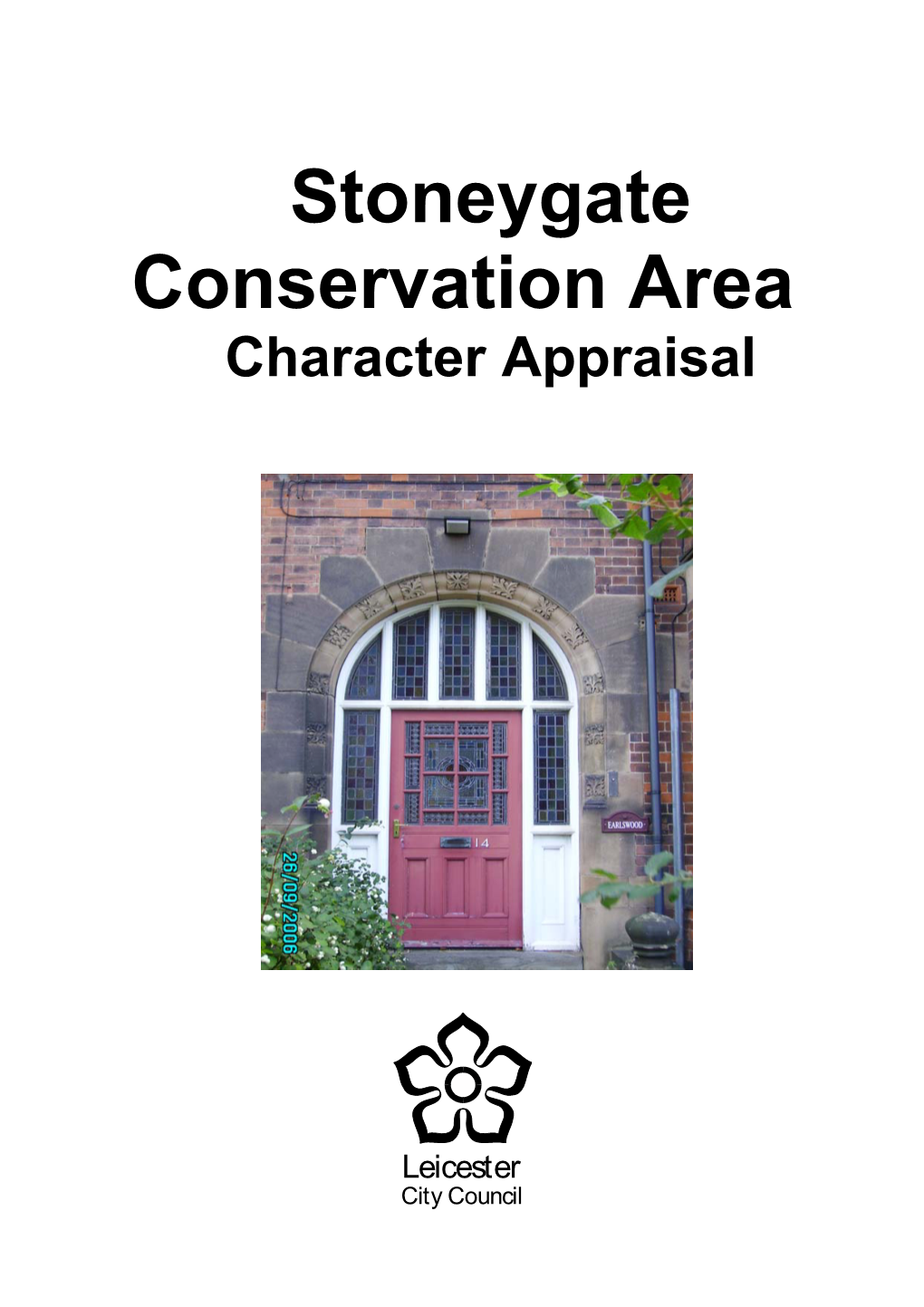 Stoneygate Conservation Area Character Appraisal