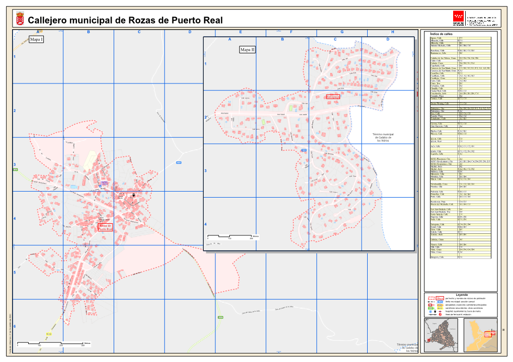 Callejero Municipal De Rozas De Puerto Real