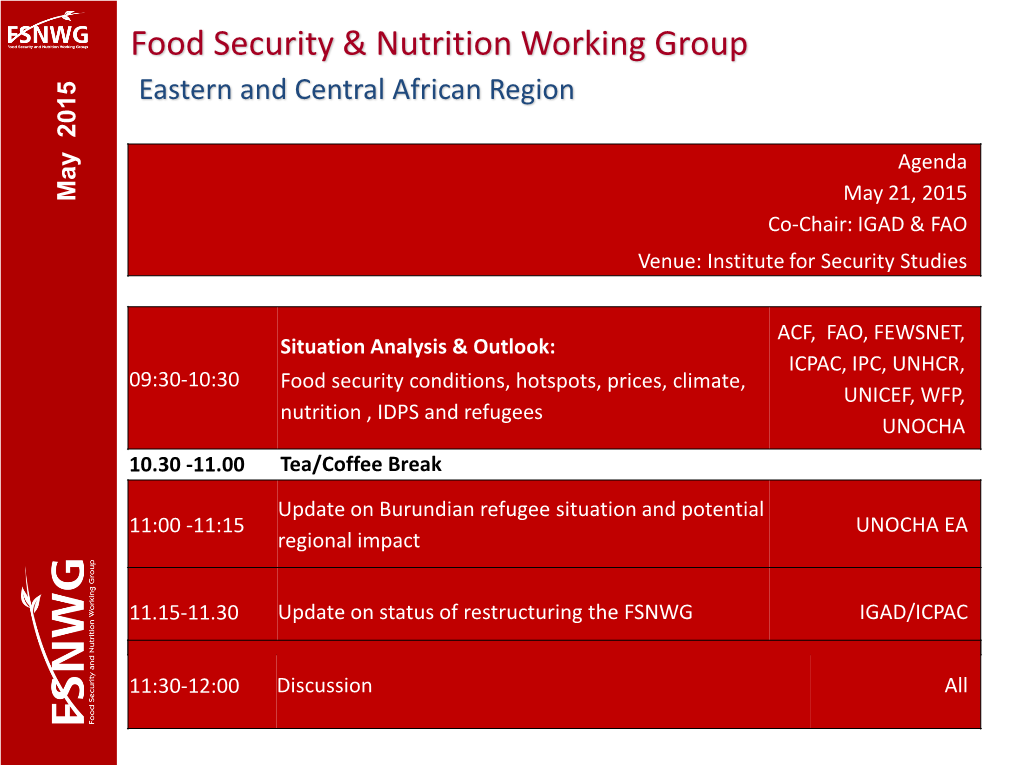 FSNWG Presentation