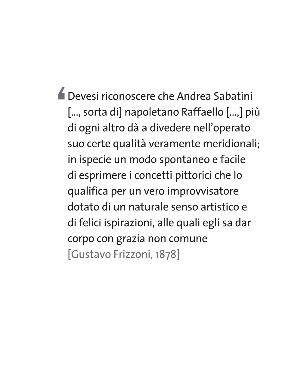 Devesi Riconoscere Che Andrea Sabatini