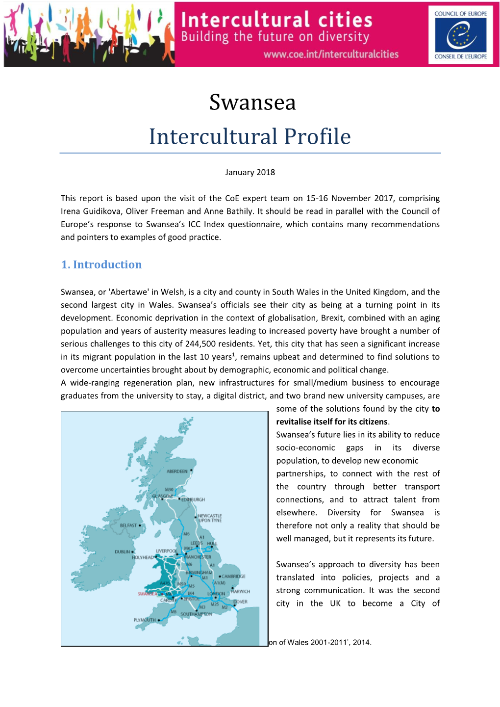 Swansea Intercultural Profile