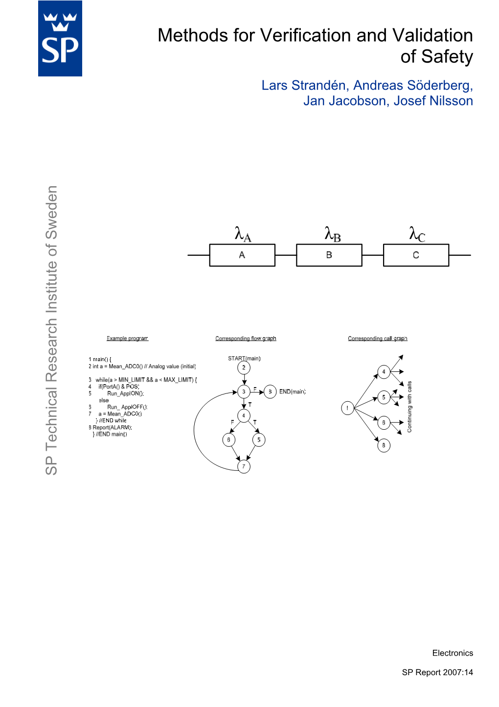 Methods for Verification and Validation of Safety