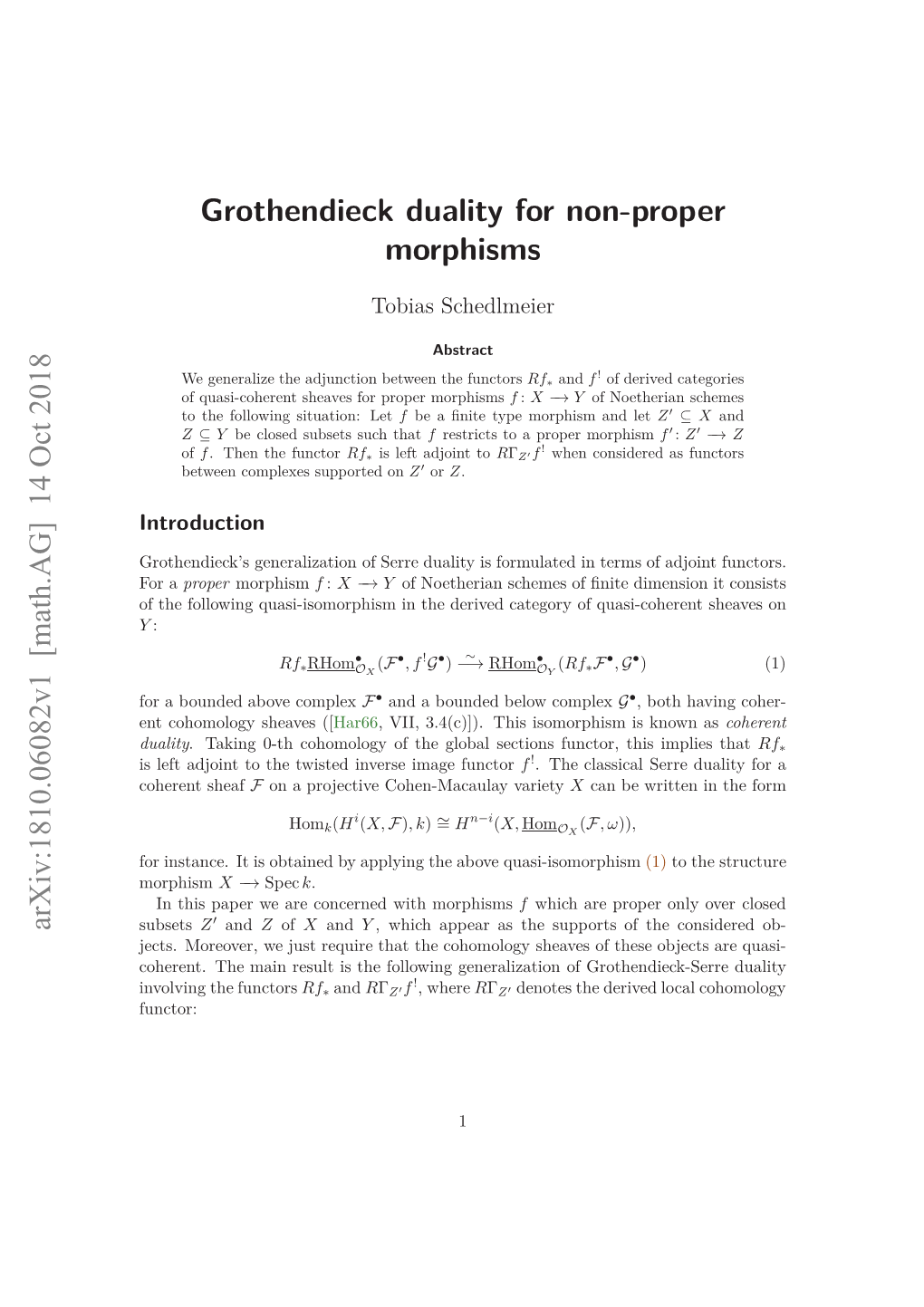 Grothendieck Duality for Non-Proper Morphisms