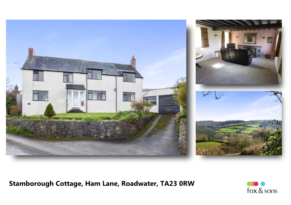 Stamborough Cottage, Ham Lane, Roadwater, TA23 0RW