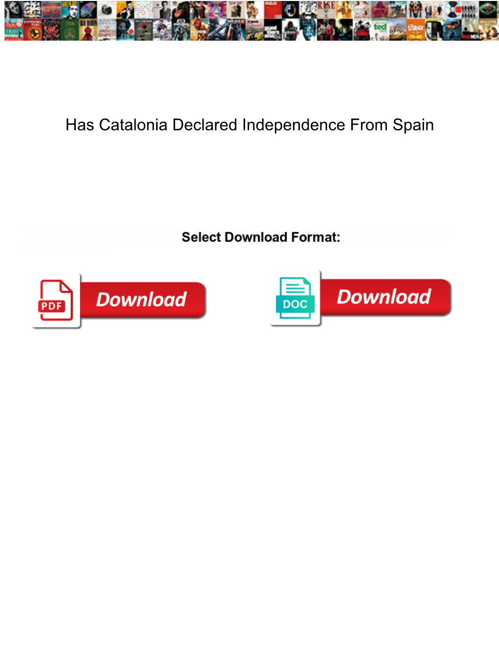 Has Catalonia Declared Independence from Spain