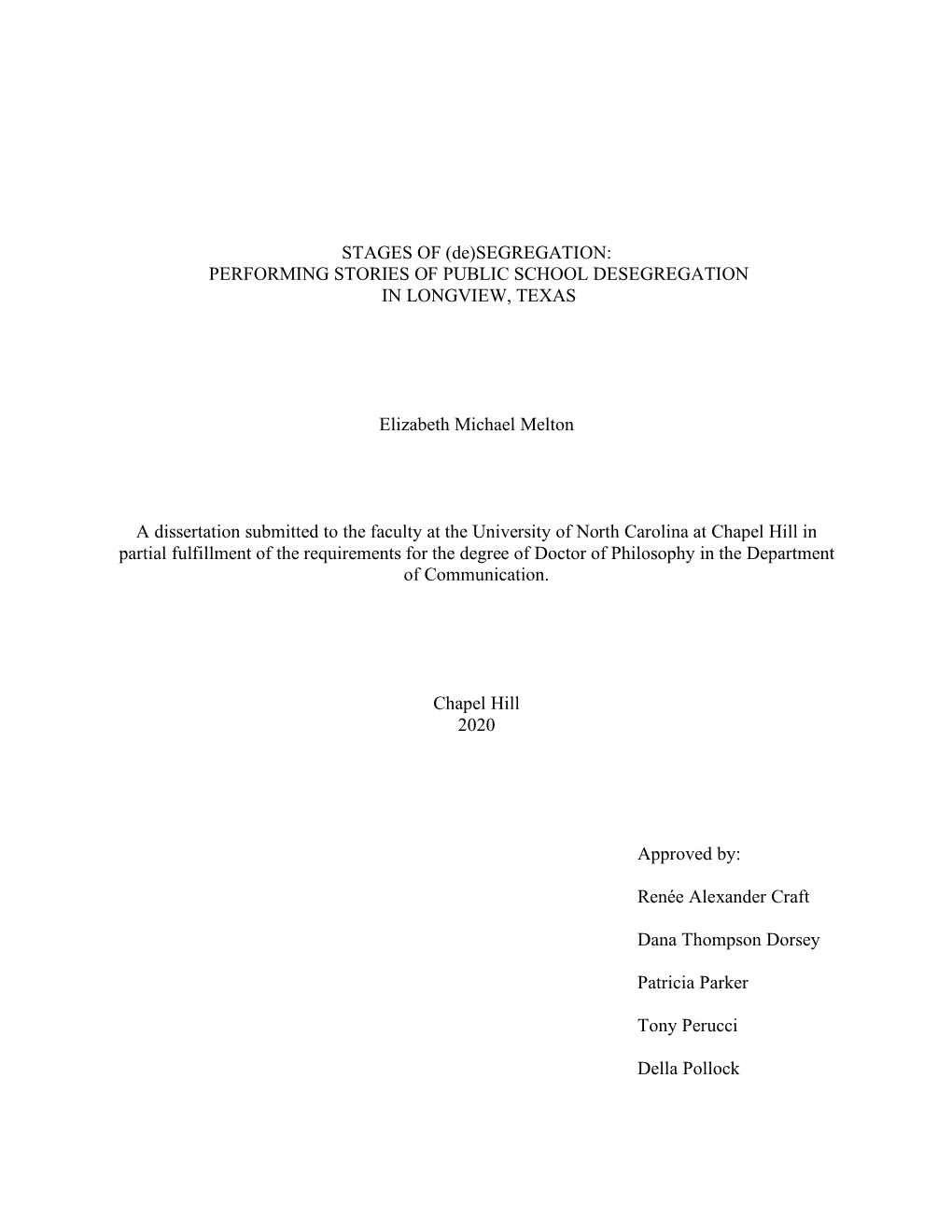 E Melton Dissertation