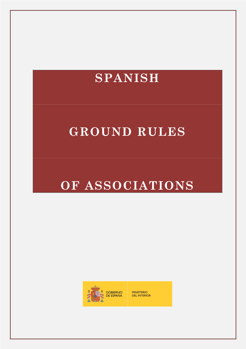 Spanish Ground Rules of Associations Page 2