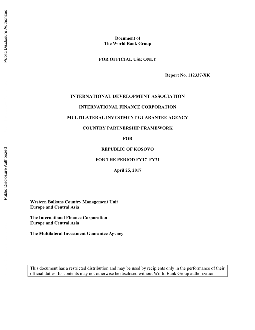 World Bank Document