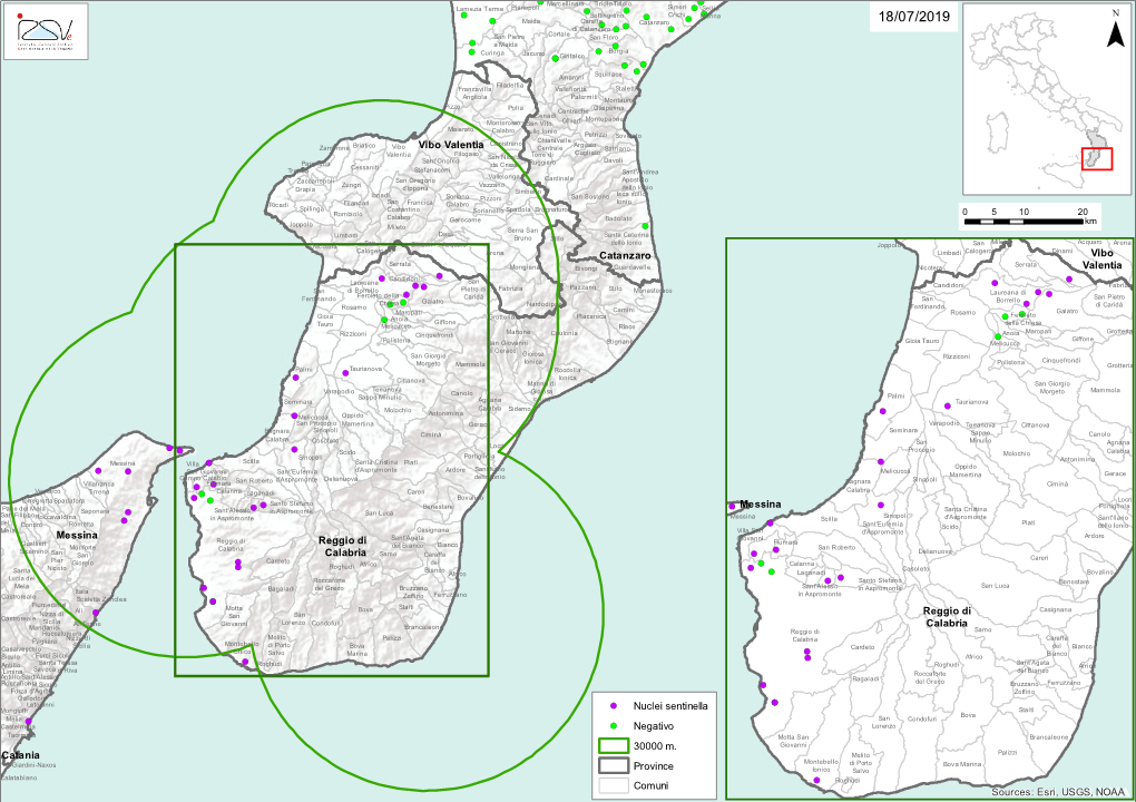 Catanzaro Reggio Di Calabria Vibo Valentia Messina Catania Sources