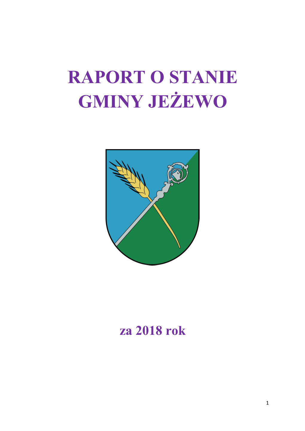 Raport O Stanie Gminy Jeżewo