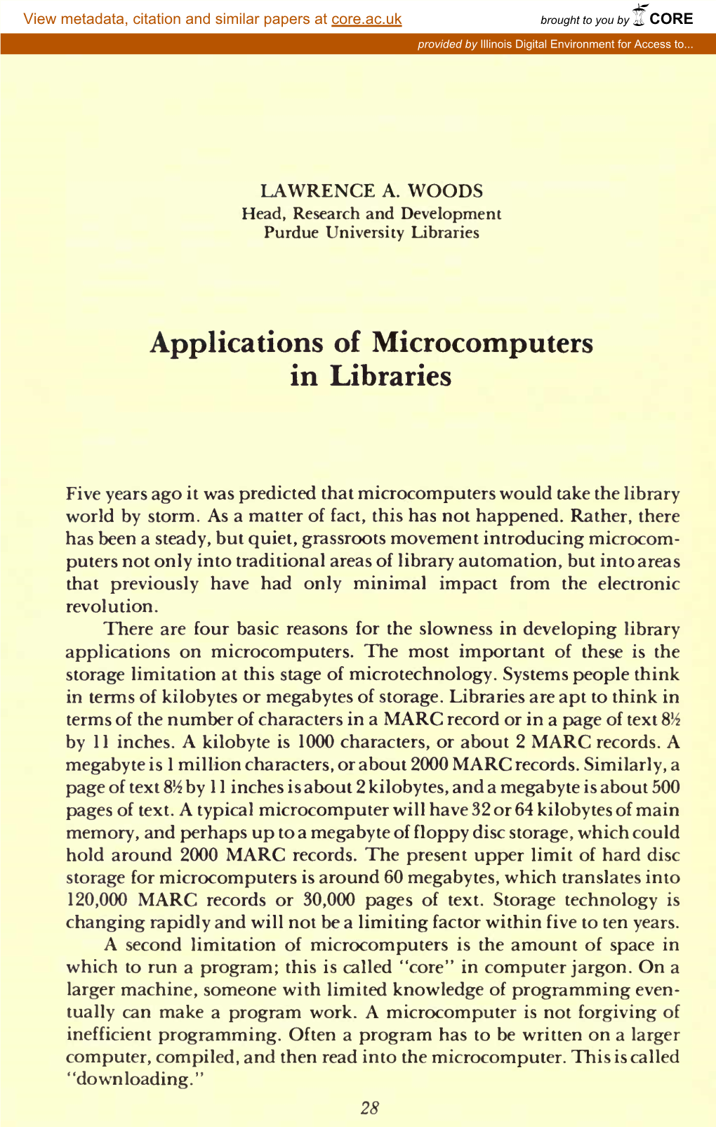 Proceedings of the 1981 Clinic on Library Applications of Data