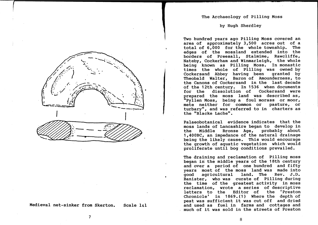 The Archaeology of Pilling Moss by Hugh Sherdley