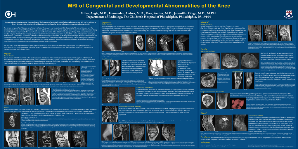 Physeal Epiphyseal Meniscal Patellar References Global