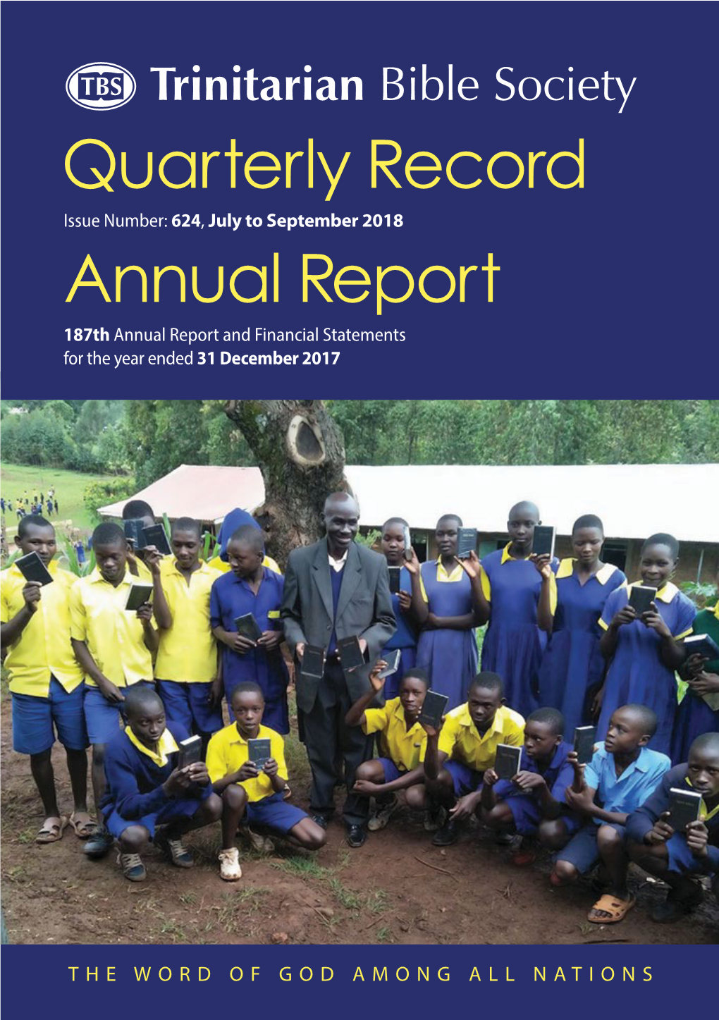 Quarterly Record (No.: 624) Annual Report (187Th)