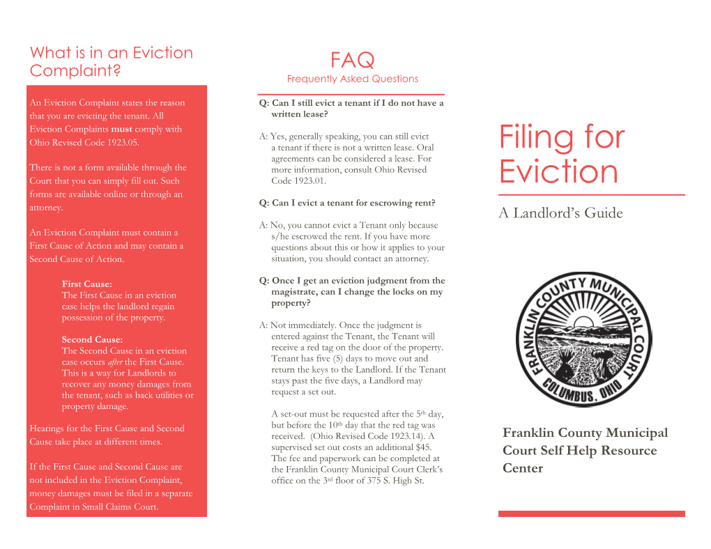 What Is in an Eviction Complaint?